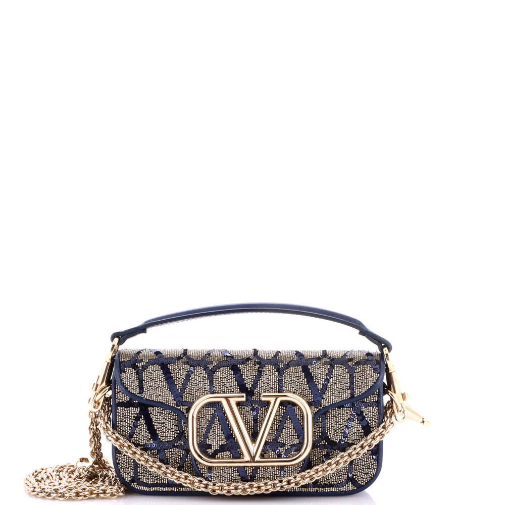 Valentino Garavani Small VLogo Loco Flap Shoulder Bag